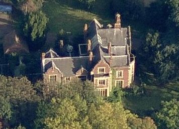 Berkyn Manor from the Air
