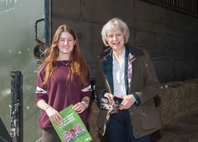 Theresa May, Victoria Rayner Election 2015
