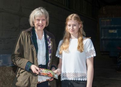 Theresa May Isabelle Rayner Election 2015
