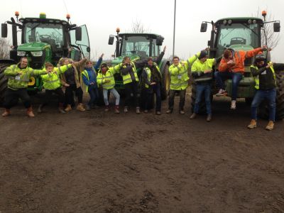 Tractor Driving with BCA Students
