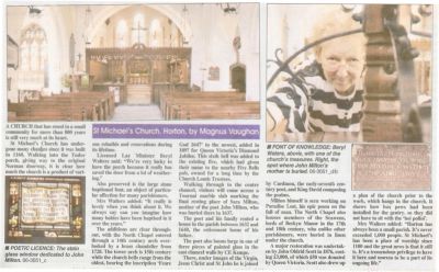 St Michaels Church with John Milton's mother Sara
